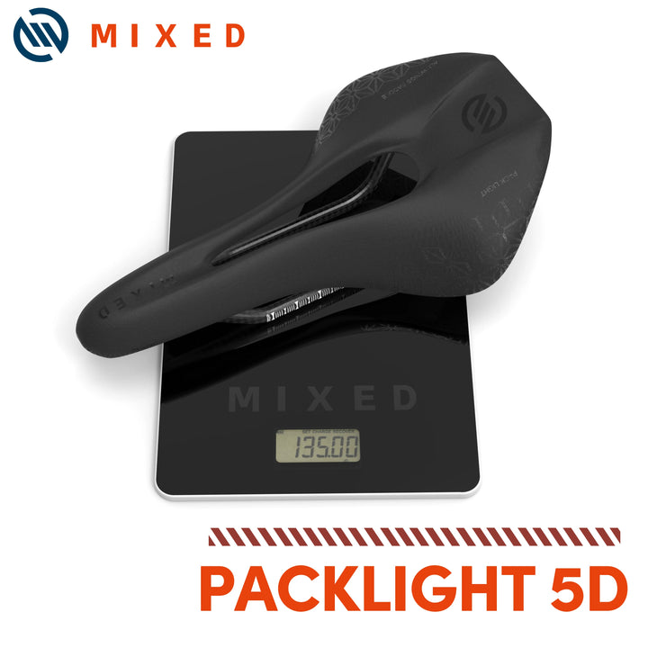 MIXED Full Carbon Fiber  5D Ultra Pack Light Weight Bike Saddle 143mm 135g for Road MTB Mountain Bicycle Carbon Seats