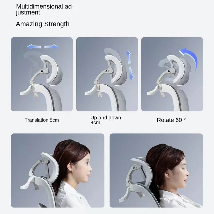 Ergonomic Office Chair with Adjustable Armrest, Lumbar Support, and Headrest – Perfect for Gaming and Desk Work