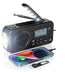 Solar Hand Crank Emergency Weather Radio,SW/AM/FM Portable Radio with 3 LED Flashlight 4000mAh Power Bank Cellphone Charger