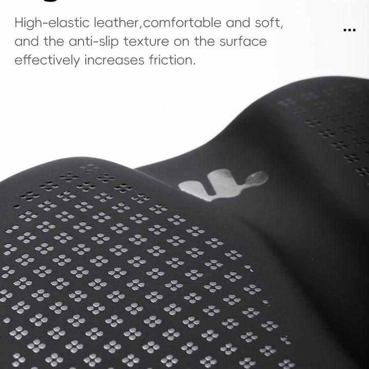 WEST BIKING Bicycle Saddle Comfortable Bike Seat Wear-resistant PU Leather Hollow Road Bicycle Parts Cycling Saddle Bike Cushion