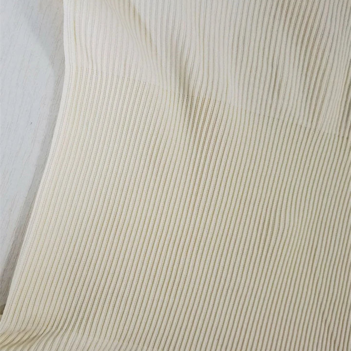 GUUDIA Ribbed Tummy Jumpsuit Daily Shaper Bodysuits Light Control Compress Tummy Control Open Crotch Shapewear Suits Open Crotch