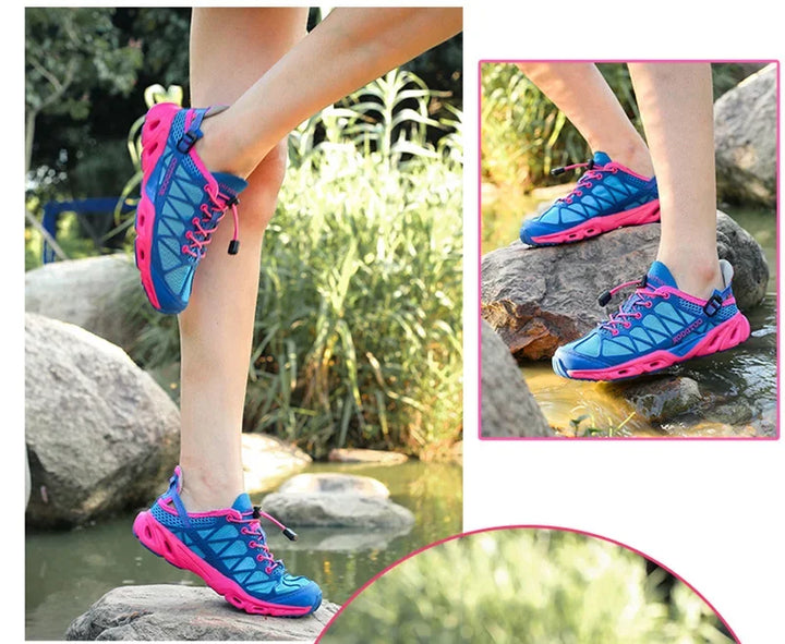 Runing Shoes Men Women Trekking Outdoor Sport Shoes Non Slip Tactical Climbing Shoes Water Upstream Ladies Sneakers Quick Drying