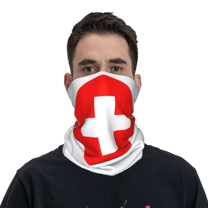 Custom Nursing Pattern Nurse Bandana Neck Gaiter for Ski Cycling Women Men Wrap Scarf Health Care Headband Warmer