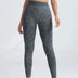 Sports High Waist Leggings Women V-back Waist Tights Stretchy Slim Yoga Fitness Set Seamless Short Sleeve Shorts and Pants Set