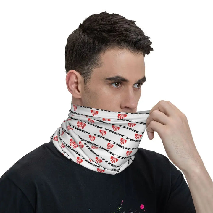 Custom Treks Bike Logo Bandana Neck Gaiter Windproof Face Scarf Cover Women Men Headwear Tube Balaclava