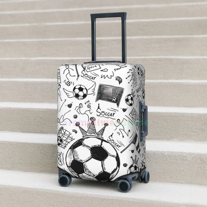 Football Luggage Cover Suitcase Protector Thicken Elasticity Dust Covered Anti-scratch Protective Case 18-32 Inch