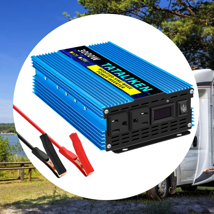 Modified Sine Wave Inverter Converter 2200W 3000W 4000W AC 12V 110V 60HZ With LED Voltage Display