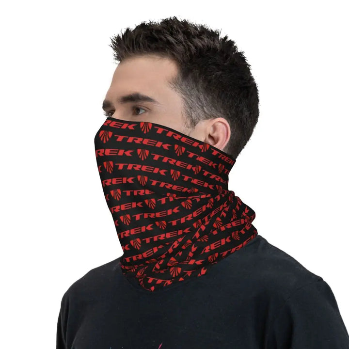 Custom Treks Bike Logo Bandana Neck Gaiter Windproof Face Scarf Cover Women Men Headwear Tube Balaclava
