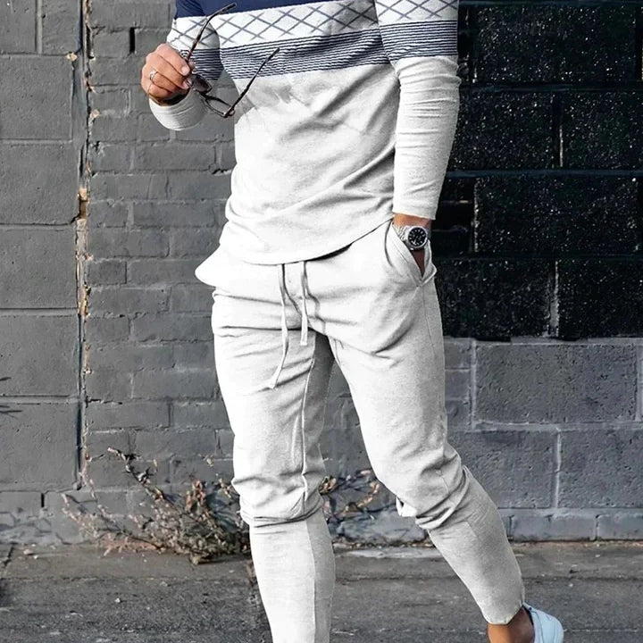 Men's Long Sleeve T-shirts and Pants Two Piece Guitar 3D Printed Men's Sets Casual Suit nike tech fleece