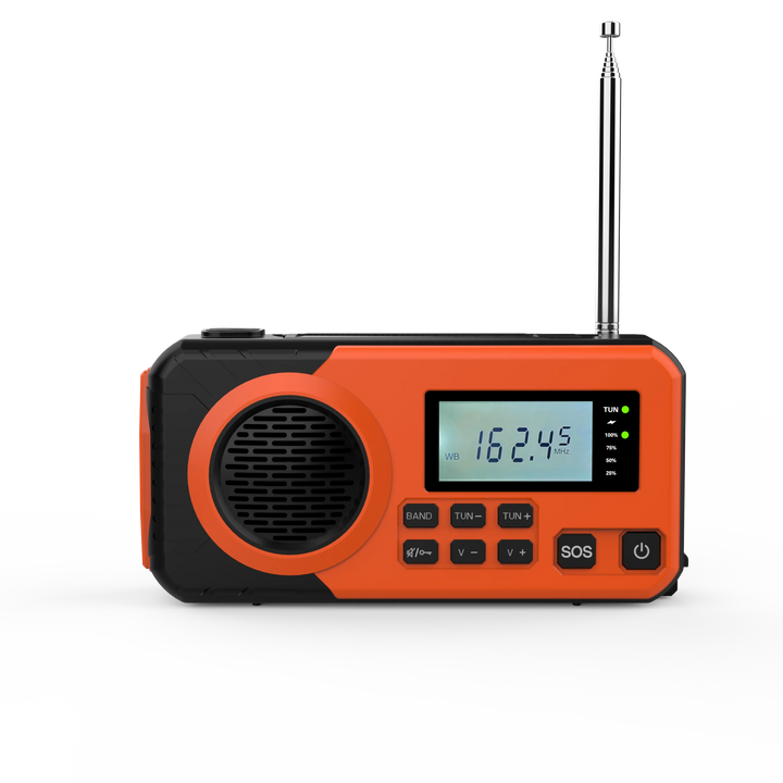Solar Hand Crank Emergency Weather Radio,SW/AM/FM Portable Radio with 3 LED Flashlight 4000mAh Power Bank Cellphone Charger