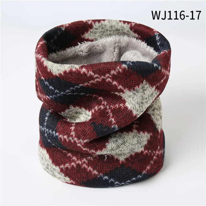 New Women Neck Cover Children Autumn Winter Cold Warm Men Fashion Neckerchief Solid Knitted Scarf Decoration Thickening Fleecing