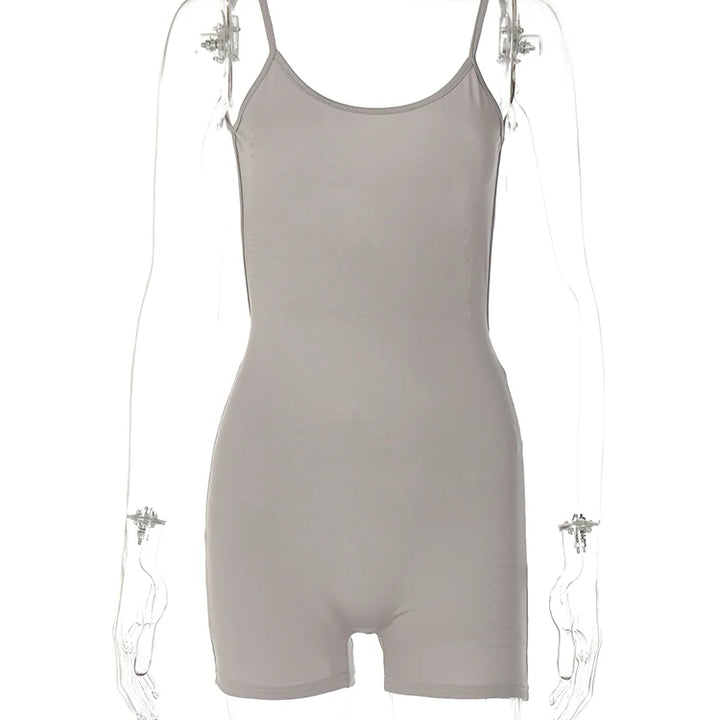 Dulzura Women Sleeveless Bodycon Basic Club Vacation Romper Playsuit 2024 Autumn Clothes Wholesale Items For Business