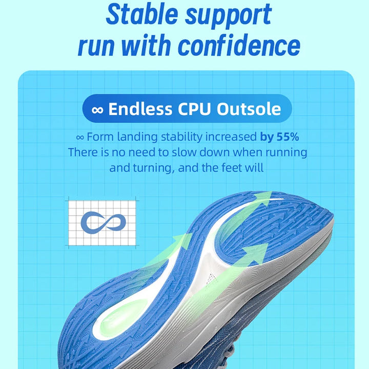ONEMIX Breathable Mesh Running Shoes Cushioning Slip on Sport Shoes Casual Soft Outdoor Male Walking Sneakers Jogging Shoes