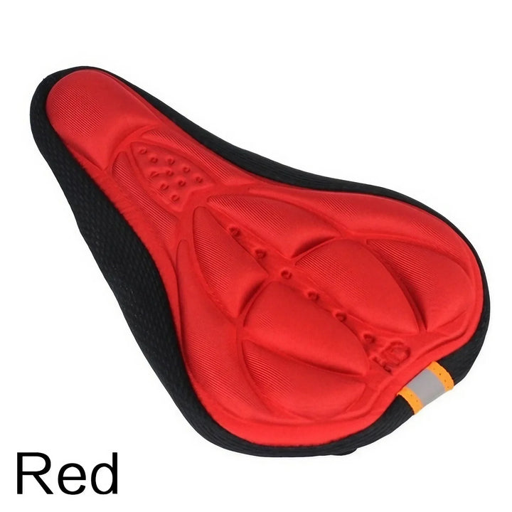Bicycle Saddle 3D Bike Seat Cover Padded Wide Gel Soft Pad Exercise Bike Seat Cushion Wide Foam Mountain Bicycle Seat Cushion