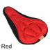 Bicycle Saddle 3D Bike Seat Cover Padded Wide Gel Soft Pad Exercise Bike Seat Cushion Wide Foam Mountain Bicycle Seat Cushion