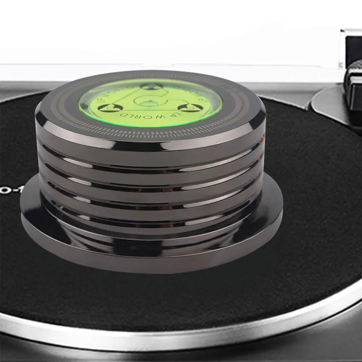 LP Disc Stabilizer 50Hz Aluminum Alloy LP Disc Stabilizer Metal Vinyl Turntable Weight Clamp Record Player Accessories
