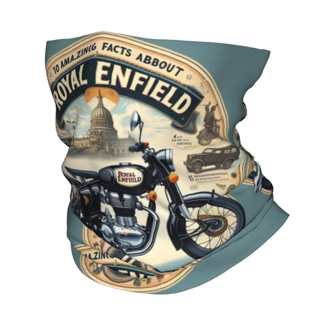 Custom Enfields Motorcycle Bandana Neck Gaiter for Hiking Hunting Women Men Wrap Scarf  Headband Warmer