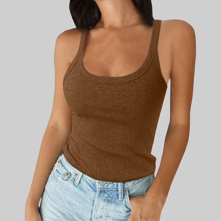 Green Camis O Neck Summer Knit Vest Sleeveless Women Sexy Basic T Shirt White Off Shoulder Ribbed Black Tank Tops Casual Y2K