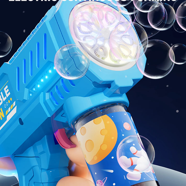 Fully automatic children's bubble machine luminous toy gift bubble gun bubble stick without battery without  bubble water