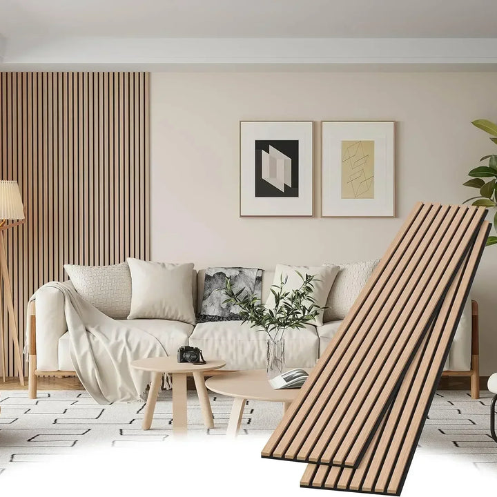 Wood Slat Wall Panels, Accent Decorative Acoustic Wood Slats for Wall and Ceilings,  Acoustic Panels, Wall Panels