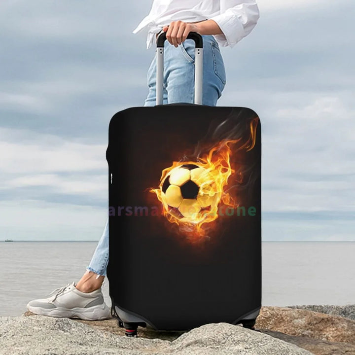 Football Luggage Cover Suitcase Protector Thicken Elasticity Dust Covered Anti-scratch Protective Case 18-32 Inch