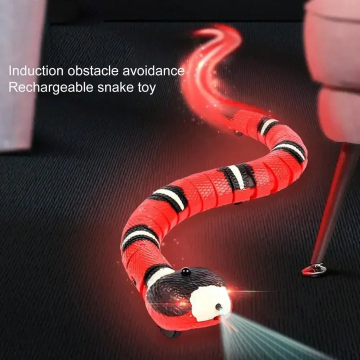 Funny Cat Snake Toy Snake Shape Sports Training Battery Operated Electric Moving Snake Prank Prop