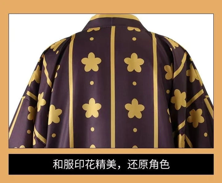Trafalgar Law Cosplay Costume Anime Figures Digital Printing Kimono Uniform Full Set Halloween Carnival Party Suit Man