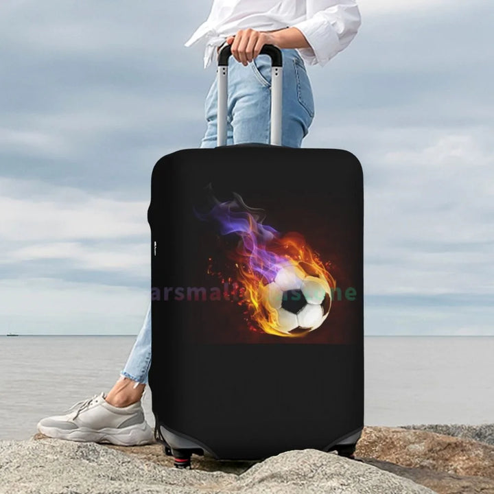 Football Luggage Cover Suitcase Protector Thicken Elasticity Dust Covered Anti-scratch Protective Case 18-32 Inch