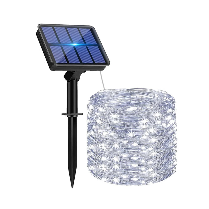 32m/22m/12m/7m IRILUCN Solar LED Light Outdoor Festoon Lamp Garden Light String Waterproof Christmas Garland Yard Decoration