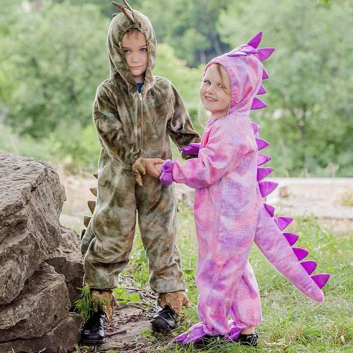 Halloween Children's Dinosaur Costumes World T-Tyrannosaurus Cosplay Jumpsuits Stage Party Cos Suits For Kids Christmas Gifts