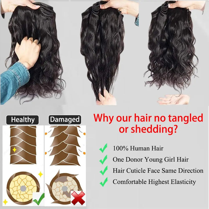 14 16 18 Inch Human Hair Bundles Human Hair Body Wave Bundles Human Hair 12A Weave Bundles Human Hair