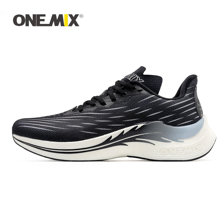 ONEMIX Breathable Mesh Running Shoes Cushioning Slip on Sport Shoes Casual Soft Outdoor Male Walking Sneakers Jogging Shoes