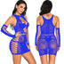 2022 New Sexy Transparent Women's Dress Sheer Mesh Cutout Long Sleeve Slip Dress Slim Straps Club Party Dress Vestido Mini Dress