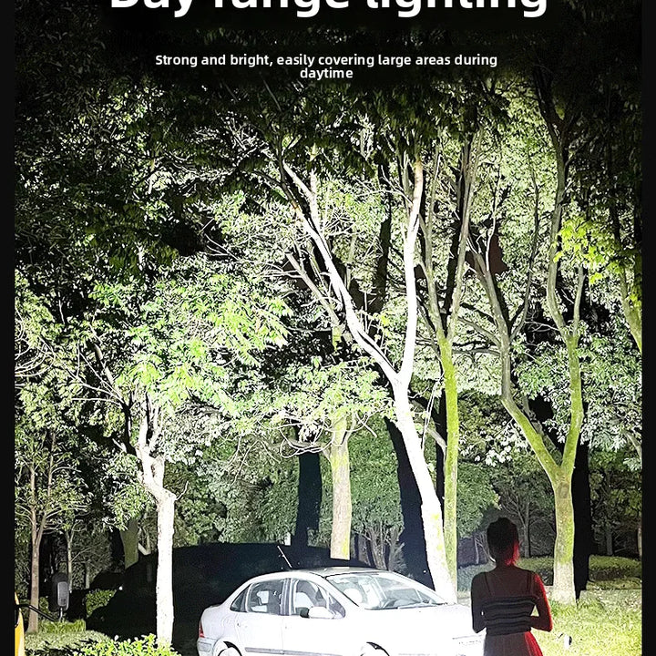 New White Laser Flashlight, High-power Spotlight, Long-range Shooting Outdoor Emergency Long Endurance Strong Bright Flashlight