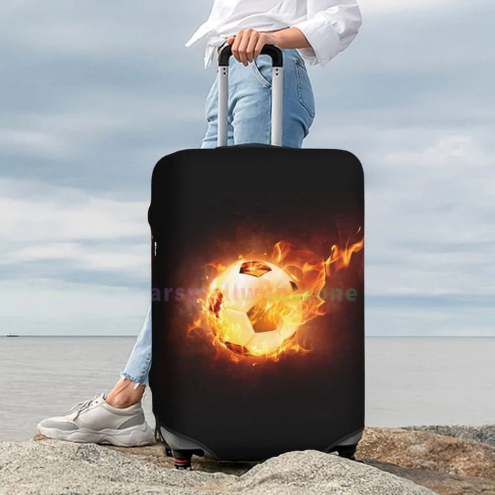 Football Luggage Cover Suitcase Protector Thicken Elasticity Dust Covered Anti-scratch Protective Case 18-32 Inch