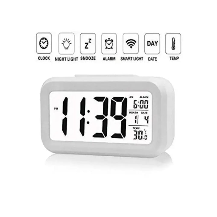 Portable Mini Digital Alarm Clock Snooze Mute Desktop Clock Calendar Backlight Electronic Alarm Clock For Student