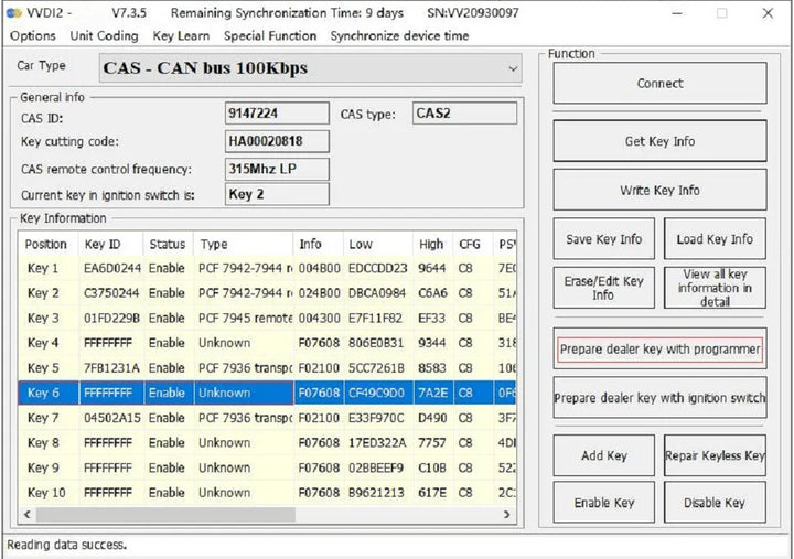 GODIAG for BMW CAS1 CAS2 CAS3 SER Semi Smart Test Platform Detect CAS & Key Synchronization Solder-free Matching CAS Data Read