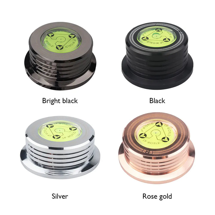 LP Disc Stabilizer 50Hz Aluminum Alloy LP Disc Stabilizer Metal Vinyl Turntable Weight Clamp Record Player Accessories