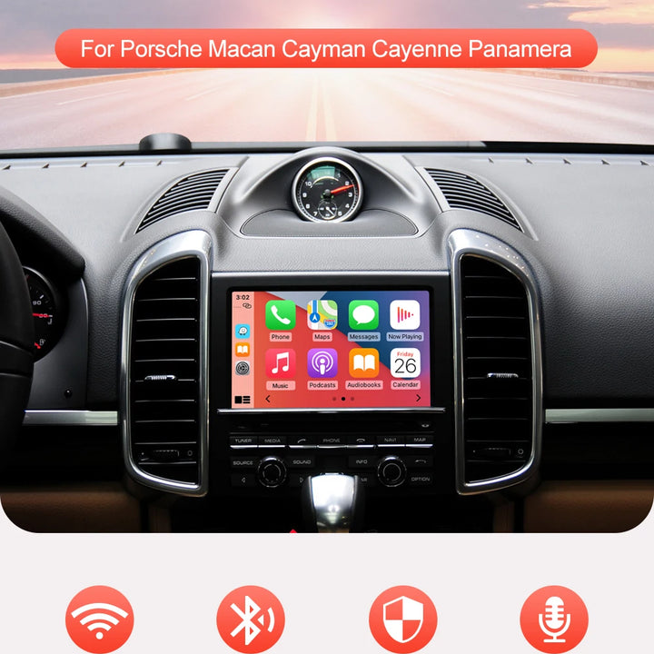 Wireless CarPlay for Porsche Macan Cayman Cayenne Panamera Android Auto Mirror Link AirPlay Accessory Function