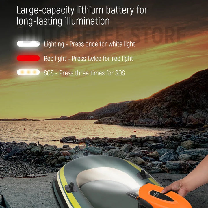 Electric Air Pump for SUP Wireless Electric Inflator High Volume Air Pump for Boats Dual Function Portable Air Compressor