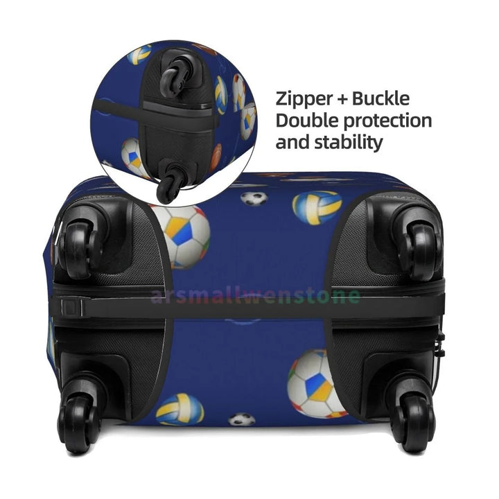 Football Luggage Cover Suitcase Protector Thicken Elasticity Dust Covered Anti-scratch Protective Case 18-32 Inch