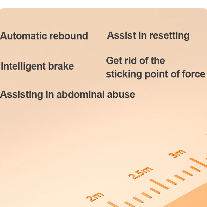 Elbow Support Abdominal Wheel  Muscle Training Home Fitness Exercise Equipment Double Wheeled Automatic Rebound
