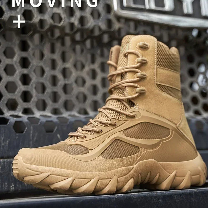 New Men's Motorcycle Retro Boots Comfortable Hot Ankle Boots Outdoor Waterproof Hiking Boots Season Men's Boots Fashion Wear