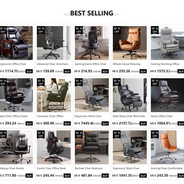 Office Gaming Chairs Work Computer Armchair Furniture Luxury Writing Gamer Swivel Silla Oficina Height Adjustable Relaxation
