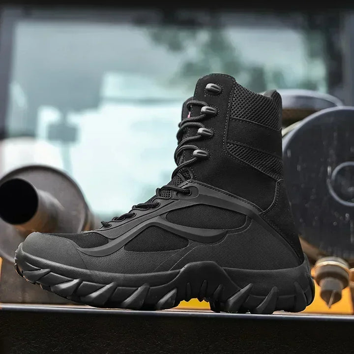New Men's Motorcycle Retro Boots Comfortable Hot Ankle Boots Outdoor Waterproof Hiking Boots Season Men's Boots Fashion Wear