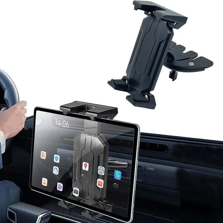 Universal 7 8 9 10 11 Inch Car CD Slot Tablet Bracket Mobile Phone Holder Mount Stand Rotatable For Iphone