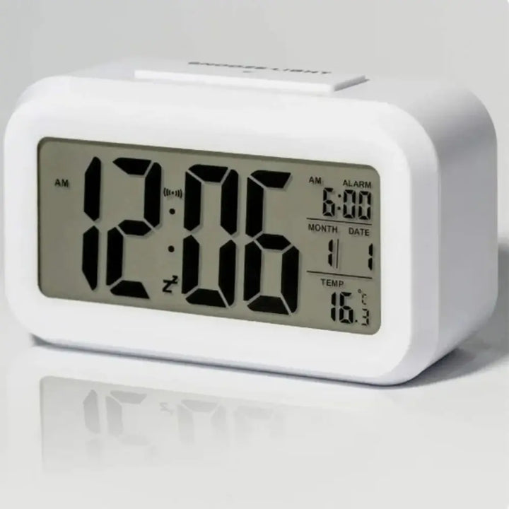 Portable Mini Digital Alarm Clock Snooze Mute Desktop Clock Calendar Backlight Electronic Alarm Clock For Student
