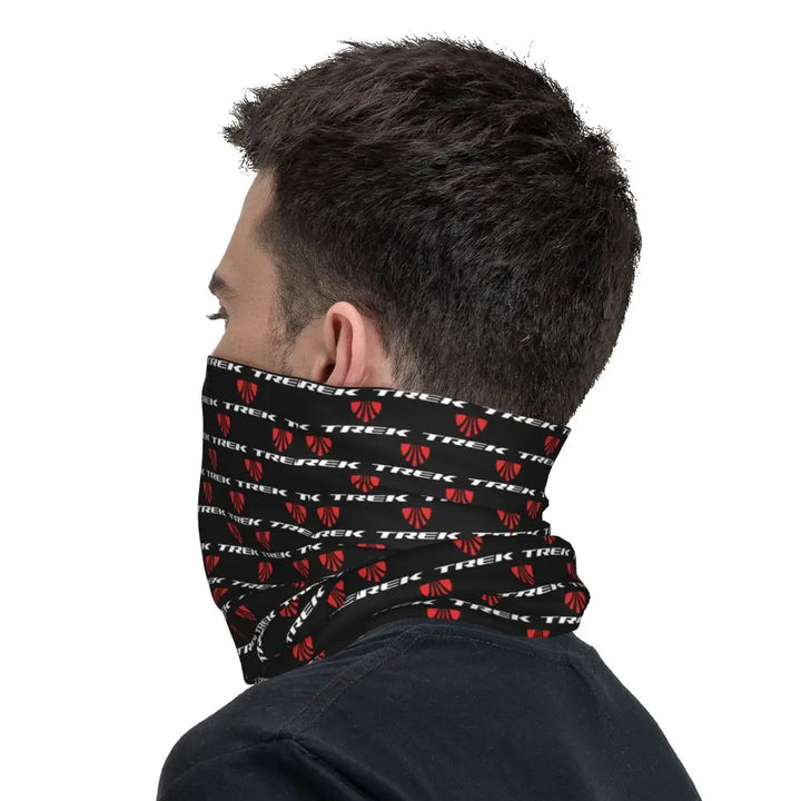 Custom Treks Bike Logo Bandana Neck Gaiter Windproof Face Scarf Cover Women Men Headwear Tube Balaclava