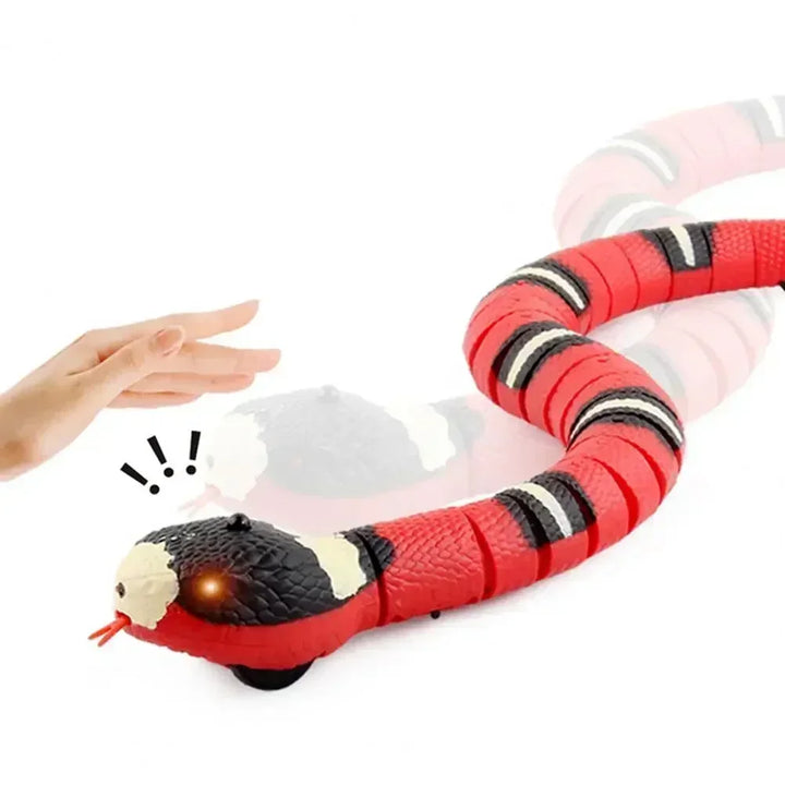 Funny Cat Snake Toy Snake Shape Sports Training Battery Operated Electric Moving Snake Prank Prop