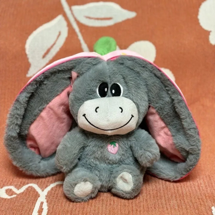 Stock soothing new breath light sound cute leering cat music early education doll stuffed animals